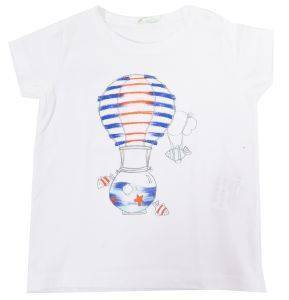 T-SHIRT BENETTON BY THE SEA BABY  (68 CM)-(6-9 )