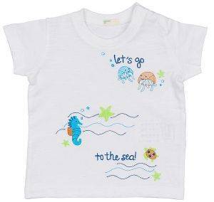 T-SHIRT BENETTON SUMMER HIM ΛΕΥΚΟ (68 CM)-(6-9 ΜΗΝΩΝ) T-SHIRT BENETTON SUMMER HIM ΛΕΥΚΟ (68 CM)-(6-9 ΜΗΝΩΝ)