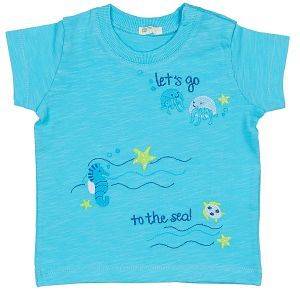 T-SHIRT BENETTON SUMMER HIM  (74 CM)-(9-12 )