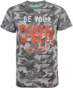 T-SHIRT BENETTON FUNZIONE BOY CAMO ΓΚΡΙ (82 CM)-(1-2 ΕΤΩΝ)