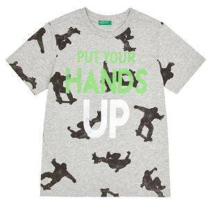 T-SHIRT BENETTON FUNZIONE BOY ΓΚΡΙ (100 CM)-(3-4 ΕΤΩΝ) T-SHIRT BENETTON FUNZIONE BOY ΓΚΡΙ (100 CM)-(3-4 ΕΤΩΝ)