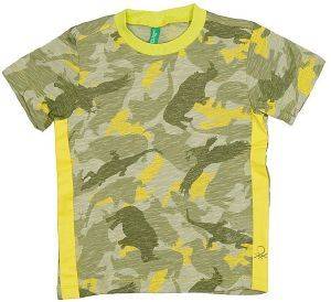 T-SHIRT BENETTON GREEN ROOTS CAMO  (90 CM)-(2 )