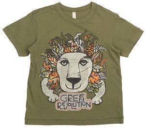 T-SHIRT BENETTON GREEN ROOTS  (82 CM)-(1-2 )