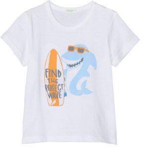 T-SHIRT BENETTON FUNNY WAVE BABY BOY 