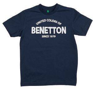T-SHIRT BENETTON FOUNDATION TK ΜΠΛΕ ΣΚΟΥΡΟ (90 CM)-(2 ΕΤΩΝ) T-SHIRT BENETTON FOUNDATION TK ΜΠΛΕ ΣΚΟΥΡΟ (90 CM)-(2 ΕΤΩΝ)