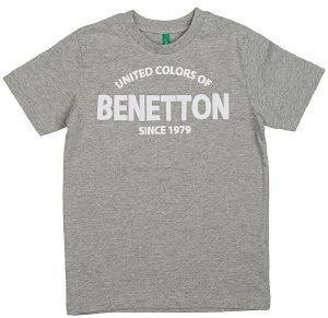 T-SHIRT BENETTON FOUNDATION TK ΓΚΡΙ (82 CM)-(1-2 ΕΤΩΝ) T-SHIRT BENETTON FOUNDATION TK ΓΚΡΙ (82 CM)-(1-2 ΕΤΩΝ)