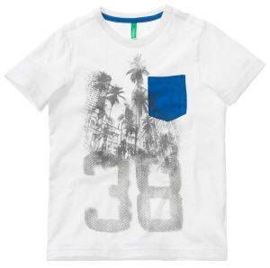 T-SHIRT BENETTON JUNGLE GYM ΛΕΥΚΟ (82 CM)-(1-2 ΕΤΩΝ)