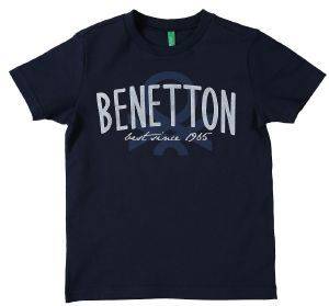 T-SHIRT BENETTON BASIK TK ΜΠΛΕ ΣΚΟΥΡΟ (100 CM)-(3-4 ΕΤΩΝ) T-SHIRT BENETTON BASIK TK ΜΠΛΕ ΣΚΟΥΡΟ (100 CM)-(3-4 ΕΤΩΝ)