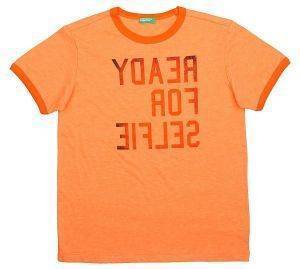 T-SHIRT BENETTON CA ΠΟΡΤΟΚΑΛΙ (90 CM)-(2 ΕΤΩΝ) T-SHIRT BENETTON CA ΠΟΡΤΟΚΑΛΙ (90 CM)-(2 ΕΤΩΝ)