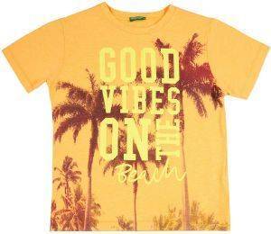 T-SHIRT BENETTON CALIFORNIAN BOY ΠΟΡΤΟΚΑΛΙ (110 CM)-(4-5 ΕΤΩΝ) T-SHIRT BENETTON CALIFORNIAN BOY ΠΟΡΤΟΚΑΛΙ (110 CM)-(4-5 ΕΤΩΝ)