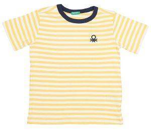 T-SHIRT BENETTON CA ΡΙΓΕ ΚΙΤΡΙΝΟ/ΛΕΥΚΟ (82 CM)-(1-2 ΕΤΩΝ) T-SHIRT BENETTON CA ΡΙΓΕ ΚΙΤΡΙΝΟ/ΛΕΥΚΟ (82 CM)-(1-2 ΕΤΩΝ)