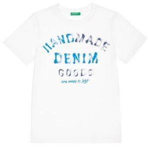 T-SHIRT BENETTON INDIGO BOY  (90 CM)-(2 )