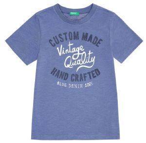 T-SHIRT BENETTON INDIGO BOY  (82 CM)-(1-2 )