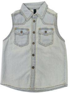 ΠΟΥΚΑΜΙΣΟ ΑΜΑΝΙΚΟ BENETTON JUNGLE GYM JEANS ΓΑΛΑΖΙΟ (120 CM)-(6-7 ΕΤΩΝ) ΠΟΥΚΑΜΙΣΟ ΑΜΑΝΙΚΟ BENETTON JUNGLE GYM JEANS ΓΑΛΑΖΙΟ (120 CM)-(6-7 ΕΤΩΝ)