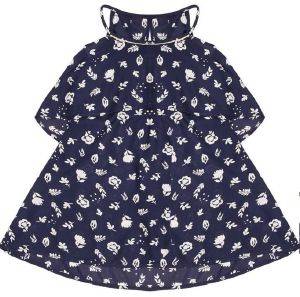 ΦΟΡΕΜΑ BENETTON DU FLORAL ΣΚΟΥΡΟ ΜΠΛΕ (82 CM)-(1-2 ΕΤΩΝ) ΦΟΡΕΜΑ BENETTON DU FLORAL ΣΚΟΥΡΟ ΜΠΛΕ (82 CM)-(1-2 ΕΤΩΝ)