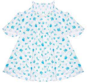 ΦΟΡΕΜΑ BENETTON DU FLORAL ΛΕΥΚΟ/ΜΠΛΕ (90 CM)-(2 ΕΤΩΝ) ΦΟΡΕΜΑ BENETTON DU FLORAL ΛΕΥΚΟ/ΜΠΛΕ (90 CM)-(2 ΕΤΩΝ)