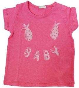 T-SHIRT BENETTON CA PINEAPPLES  (62 CM)-(3-6 )