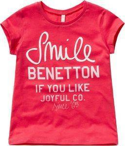T-SHIRT BENETTON BASIC TK SMILE ΚΟΡΑΛΙ (82 CM)-(1-2 ΕΤΩΝ) T-SHIRT BENETTON BASIC TK SMILE ΚΟΡΑΛΙ (82 CM)-(1-2 ΕΤΩΝ)