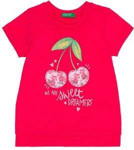 T-SHIRT BENETTON I COLORS GIRL ΦΟΥΞΙΑ (82 CM)-(1-2 ΕΤΩΝ) T-SHIRT BENETTON I COLORS GIRL ΦΟΥΞΙΑ (82 CM)-(1-2 ΕΤΩΝ)