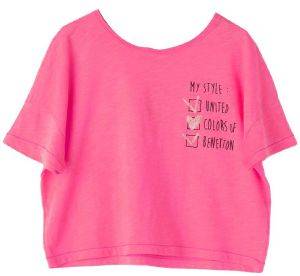 T-SHIRT BENETTON CA ΡΟΖ (100 CM)-(3-4 ΕΤΩΝ) T-SHIRT BENETTON CA ΡΟΖ (100 CM)-(3-4 ΕΤΩΝ)