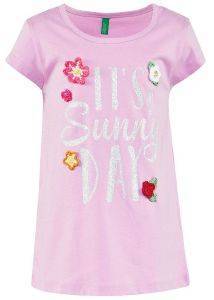 T-SHIRT BENETTON BEE FREE IT\'S A SUNDAY DAY ΛΙΛΑ (100 CM)-(3-4 ΕΤΩΝ) T-SHIRT BENETTON BEE FREE IT\'S A SUNDAY DAY ΛΙΛΑ (100 CM)-(3-4 ΕΤΩΝ)