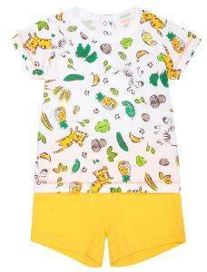 ΣΕΤ ΜΠΛΟΥΖΑ/ΣΟΡΤΣ BENETTON JUNGLE BABY BOY ΛΕΥΚΟ/ΚΙΤΡΙΝΟ (74 CM)-(9-12 ΜΗΝΩΝ) ΣΕΤ ΜΠΛΟΥΖΑ/ΣΟΡΤΣ BENETTON JUNGLE BABY BOY ΛΕΥΚΟ/ΚΙΤΡΙΝΟ (74 CM)-(9-12 ΜΗΝΩΝ)