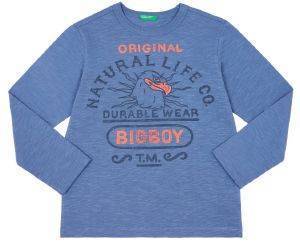 ΜΑΚΡΥΜΑΝΙΚΗ ΜΠΛΟΥΖΑ BENETTON INDIGO BOY ΜΠΛΕ (82 CM)-(1-2 ΕΤΩΝ) ΜΑΚΡΥΜΑΝΙΚΗ ΜΠΛΟΥΖΑ BENETTON INDIGO BOY ΜΠΛΕ (82 CM)-(1-2 ΕΤΩΝ)