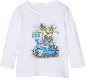 ΜΑΚΡΥΜΑΝΙΚΗ ΜΠΛΟΥΖΑ BENETTON FUNNY WAVE ΛΕΥΚΟ (62 CM)-(3-6 ΜΗΝΩΝ) ΜΑΚΡΥΜΑΝΙΚΗ ΜΠΛΟΥΖΑ BENETTON FUNNY WAVE ΛΕΥΚΟ (62 CM)-(3-6 ΜΗΝΩΝ)