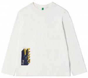 ΜΑΚΡΥΜΑΝΙΚΗ ΜΠΛΟΥΖΑ BENETTON CA MODERN TRADITION ΕΚΡΟΥ (82 CM)-(1-2 ΕΤΩΝ) ΜΑΚΡΥΜΑΝΙΚΗ ΜΠΛΟΥΖΑ BENETTON CA MODERN TRADITION ΕΚΡΟΥ (82 CM)-(1-2 ΕΤΩΝ)