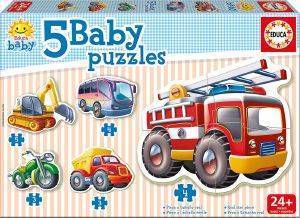 EDUCA EDUCA PUZZLE 24 MONTHS VEHICLES