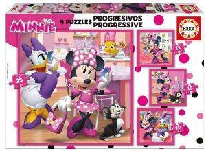EDUCA ΞΥΛΙΝΟ PUZZLE 4 ΜΙΝΝΙΕ (12-16-20-25)ΤΜΧ EDUCA ΞΥΛΙΝΟ PUZZLE 4 ΜΙΝΝΙΕ (12-16-20-25)ΤΜΧ