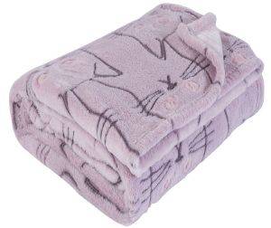 ΚΟΥΒΕΡΤΑ FLEECE DAS HOME 110X150 RELAX ΡΟΖ-ΓΚΡΙ ΚΟΥΒΕΡΤΑ FLEECE DAS HOME 110X150 RELAX ΡΟΖ-ΓΚΡΙ
