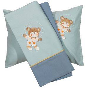 ΣΕΤ ΣΕΝΤΟΝΙΑ ΚΟΥΝΙΑΣ DAS HOME BABY SMILE EMBROIDERY ΓΑΛΑΖΙΟ ΣΕΤ ΣΕΝΤΟΝΙΑ ΚΟΥΝΙΑΣ DAS HOME BABY SMILE EMBROIDERY ΓΑΛΑΖΙΟ