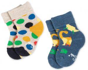 ΚΑΛΤΣΕΣ HAPPY SOCKS 2 PACK KIDS BIG DOT TERRY KBDO45-6500 2TMX (EU:13-21) ΚΑΛΤΣΕΣ HAPPY SOCKS 2 PACK KIDS BIG DOT TERRY KBDO45-6500 2TMX (EU:13-21)