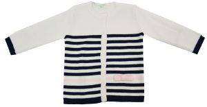 ΖΑΚΕΤΑ BENETTON DU ΡΙΓΕ ΛΕΥΚΟ/ΣΚΟΥΡΟ ΜΠΛΕ (74 CM)-(9-12 ΜΗΝΩΝ)