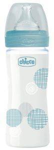 ΓΥΑΛΙΝΟ ΜΠΙΜΠΕΡΟ CHICCO WELL BEING ΣΙΕΛ 0M+ 240ML ΓΥΑΛΙΝΟ ΜΠΙΜΠΕΡΟ CHICCO WELL BEING ΣΙΕΛ 0M+ 240ML