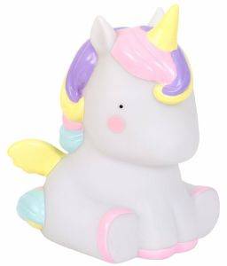 A LITTLE LOVELY COMPANY E O TABLE LIGHT: UNICORN