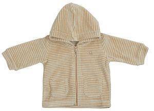 HOODIE BENETTON HOME ΡΙΓΕ ΜΠΕΖ/ΛΕΥΚΟ (74 CM)-(9-12 ΜΗΝΩΝ) HOODIE BENETTON HOME ΡΙΓΕ ΜΠΕΖ/ΛΕΥΚΟ (74 CM)-(9-12 ΜΗΝΩΝ)