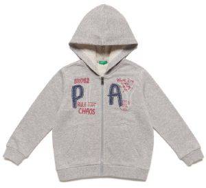 HOODIE BENETTON INDIGO ΓΚΡΙ (82 CM)-(1-2 ΕΤΩΝ) HOODIE BENETTON INDIGO ΓΚΡΙ (82 CM)-(1-2 ΕΤΩΝ)