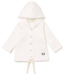 HOODIE BENETTON LAYETTE PANDABE  (62 CM)-(3-6 )