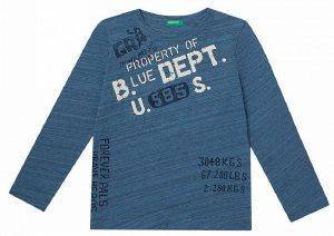 ΜΑΚΡΥΜΑΝΙΚΗ ΜΠΛΟΥΖΑ BENETTON INDIGO BOY ΜΠΛΕ (82 CM)-(1-2 ΕΤΩΝ) ΜΑΚΡΥΜΑΝΙΚΗ ΜΠΛΟΥΖΑ BENETTON INDIGO BOY ΜΠΛΕ (82 CM)-(1-2 ΕΤΩΝ)