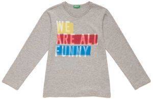 ΜΑΚΡΥΜΑΝΙΚΗ ΜΠΛΟΥΖΑ BENETTON COLORS BOY ΓΚΡΙ (82 CM)-(1-2 ΕΤΩΝ) ΜΑΚΡΥΜΑΝΙΚΗ ΜΠΛΟΥΖΑ BENETTON COLORS BOY ΓΚΡΙ (82 CM)-(1-2 ΕΤΩΝ)