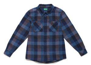 ΠΟΥΚΑΜΙΣΟ BENETTON INDIGO ΚΑΡΟ ΜΠΛΕ (90 CM)-(2 ΕΤΩΝ) ΠΟΥΚΑΜΙΣΟ BENETTON INDIGO ΚΑΡΟ ΜΠΛΕ (90 CM)-(2 ΕΤΩΝ)