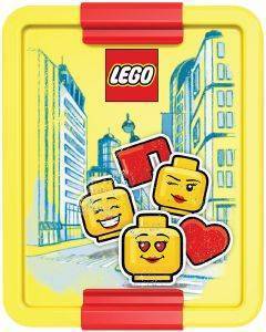   LEGO LEGO LUNCH BOX ICONIC GILRL BRIGHT RED 17X13.5X6.9CM