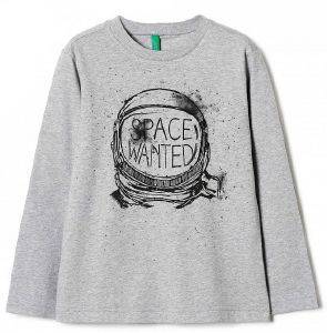 ΜΑΚΡΥΜΑΝΙΚΗ ΜΠΛΟΥΖΑ BENETTON NEW HERITAGE ΓΚΡΙ (90 CM)-(2 ΕΤΩΝ) ΜΑΚΡΥΜΑΝΙΚΗ ΜΠΛΟΥΖΑ BENETTON NEW HERITAGE ΓΚΡΙ (90 CM)-(2 ΕΤΩΝ)