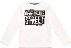 ΜΑΚΡΥΜΑΝΙΚΗ ΜΠΛΟΥΖΑ BENETTON ROCK BOY ΕΚΡΟΥ/ΜΑΥΡΗ (140 CM)-(8-9 ΕΤΩΝ) ΜΑΚΡΥΜΑΝΙΚΗ ΜΠΛΟΥΖΑ BENETTON ROCK BOY ΕΚΡΟΥ/ΜΑΥΡΗ (140 CM)-(8-9 ΕΤΩΝ)