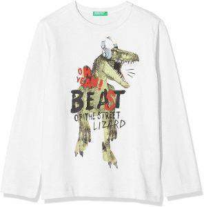 ΜΑΚΡΥΜΑΝΙΚΗ ΜΠΛΟΥΖΑ BENETTON ROCK BOY ΕΚΡΟΥ (82 CM)-(1-2 ΕΤΩΝ) ΜΑΚΡΥΜΑΝΙΚΗ ΜΠΛΟΥΖΑ BENETTON ROCK BOY ΕΚΡΟΥ (82 CM)-(1-2 ΕΤΩΝ)