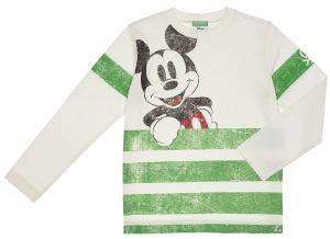 ΜΑΚΡΥΜΑΝΙΚΗ ΜΠΛΟΥΖΑ BENETTON MICKEY\'S 90 ΕΚΡΟΥ (90 CM)-(2 ΕΤΩΝ) ΜΑΚΡΥΜΑΝΙΚΗ ΜΠΛΟΥΖΑ BENETTON MICKEY\'S 90 ΕΚΡΟΥ (90 CM)-(2 ΕΤΩΝ)