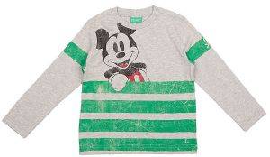 ΜΑΚΡΥΜΑΝΙΚΗ ΜΠΛΟΥΖΑ BENETTON MICKEY\'S 90 ΓΚΡΙ (90 CM)-(2 ΕΤΩΝ) ΜΑΚΡΥΜΑΝΙΚΗ ΜΠΛΟΥΖΑ BENETTON MICKEY\'S 90 ΓΚΡΙ (90 CM)-(2 ΕΤΩΝ)