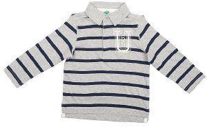 ΜΑΚΡΥΜΑΝΙΚΗ ΜΠΛΟΥΖΑ BENETTON COLLEGE POLO ΡΙΓΕ ΓΚΡΙ/ΜΠΛΕ (82 CM)-(1-2 ΕΤΩΝ) ΜΑΚΡΥΜΑΝΙΚΗ ΜΠΛΟΥΖΑ BENETTON COLLEGE POLO ΡΙΓΕ ΓΚΡΙ/ΜΠΛΕ (82 CM)-(1-2 ΕΤΩΝ)